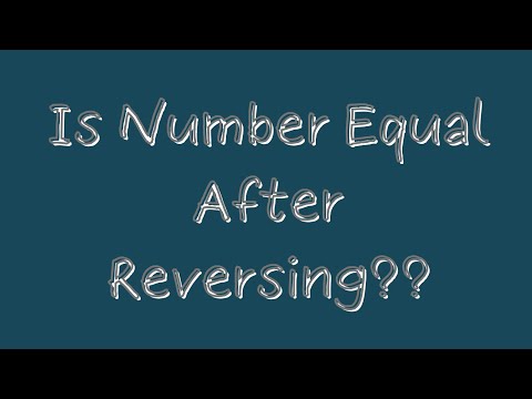 LeetCode: Number After Double Reversal | Easy Explanation with Python Code