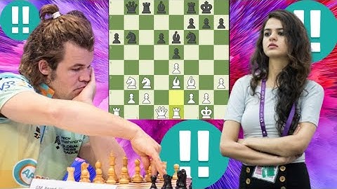 Chess game 29, Magnus Carlsen vs Tania Sachdev
