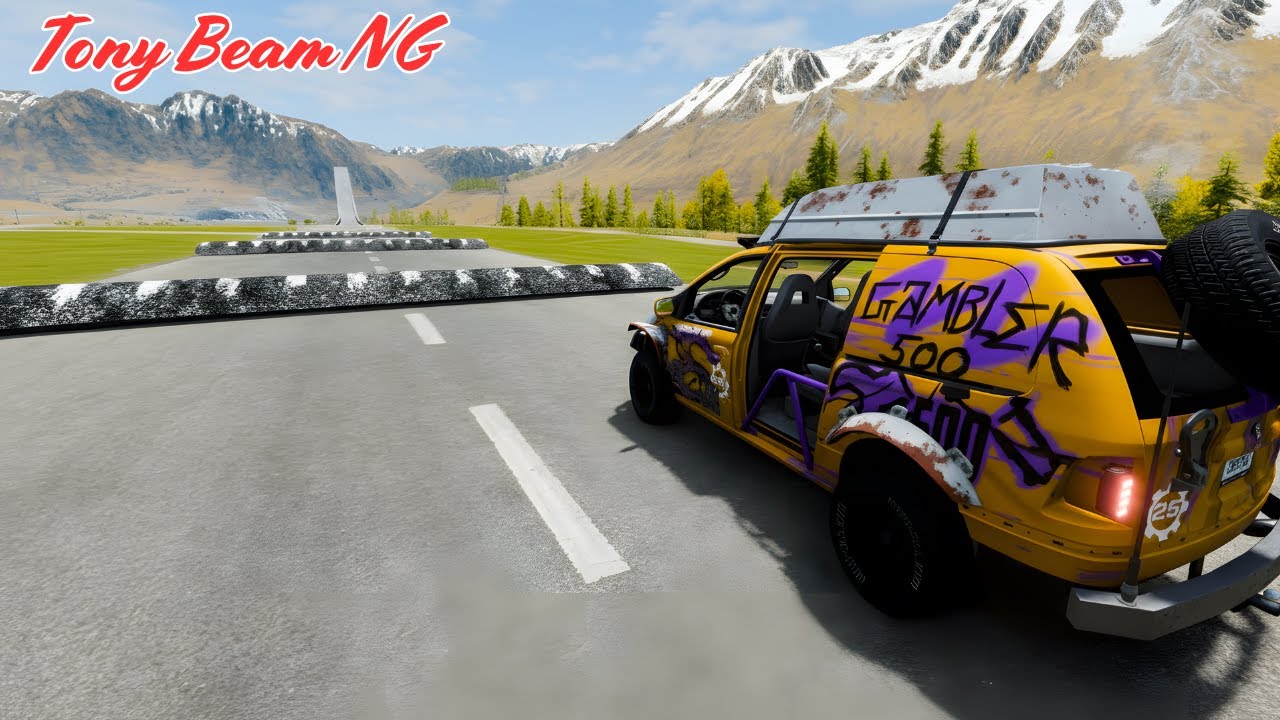 Cars vs Upside Down Speed Bump Challenge 2026