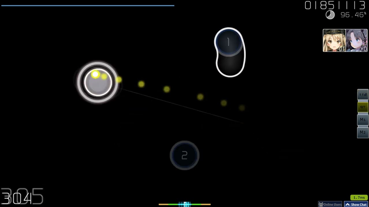 7k rank player 5 misses gangsta hddt