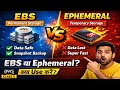 AWS EBS vs Ephemeral Storage Explained in Hindi 🔥 | Which One Should You Use? (Class 5 AWS)
