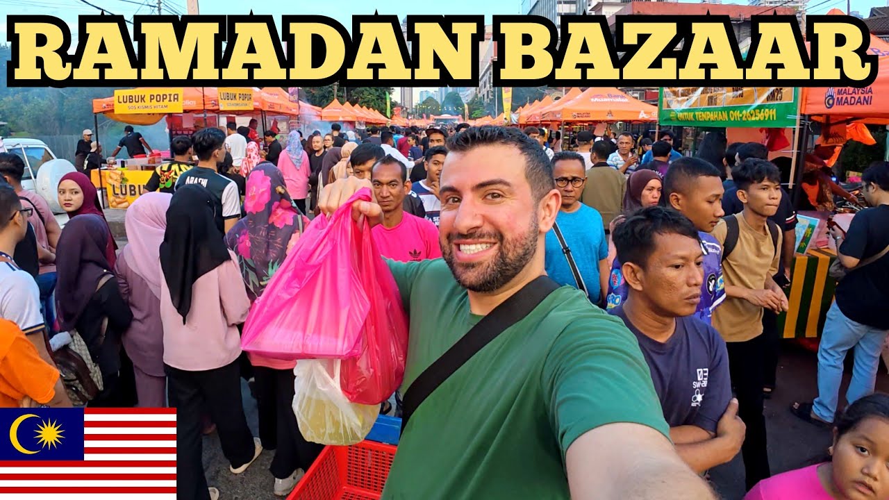 Ramadan Bazaar in Kuala Lumpur Malaysia  |Surprise Ending!🇲🇾