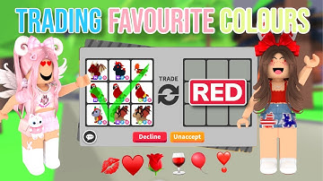 I Traded RANDOM Players Pets In Their FAVOURITE COLOUR In Adopt Me! *SHOCKING*