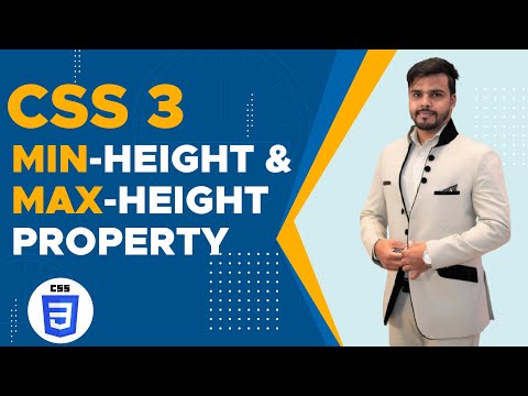 CSS3 Min-Height & Max-Height Tutorial in Urdu/Hindi | CSS3 Min-Height & Max-Height Property in Urdu