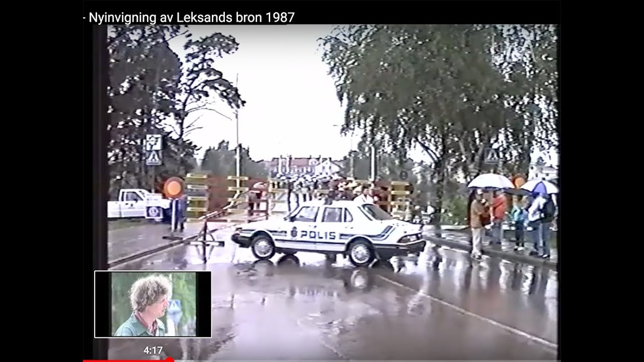 Leksand - Nyinvigning av Leksands bron 1987