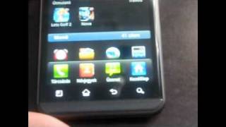 LG P290 Optimus 3D - UI & Interface Tour Video screenshot 3