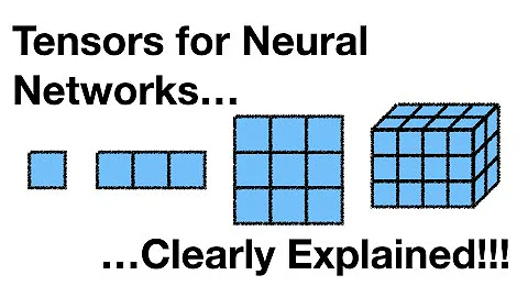 Tensors for Neural Networks, Clearly Explained!!!