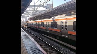 JR新松戸駅　武蔵野線　西船橋方面行き　E231系電車