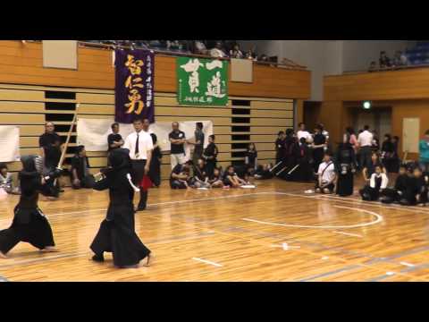 黒少剣B　VS　須恵剣友会　小学生　副将戦