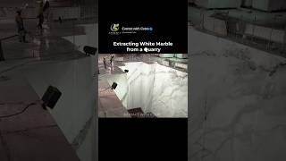 Inside the Massive Process of Extracting White Marble From a Quarry 🏔️⚒️