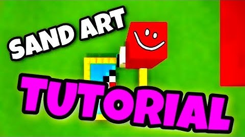 How to create falling SAND ART in MINECRAFT | Tutorial | Bedrock and Java!