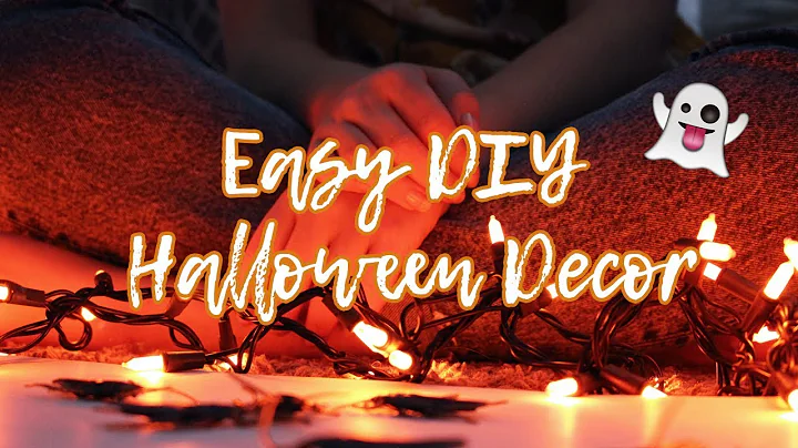LAST MINUTE DIY HALLOWEEN DECOR    // Veronica And...