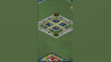 🌿 How to Build a Beautiful Elevated Park in TheoTown! #theotown #shorts