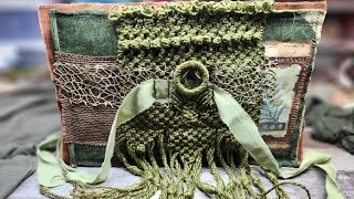 Dark Nature Junk Journal #3 | ASMR | Chunky forest vintage grungy junk journal | *SOLD*
