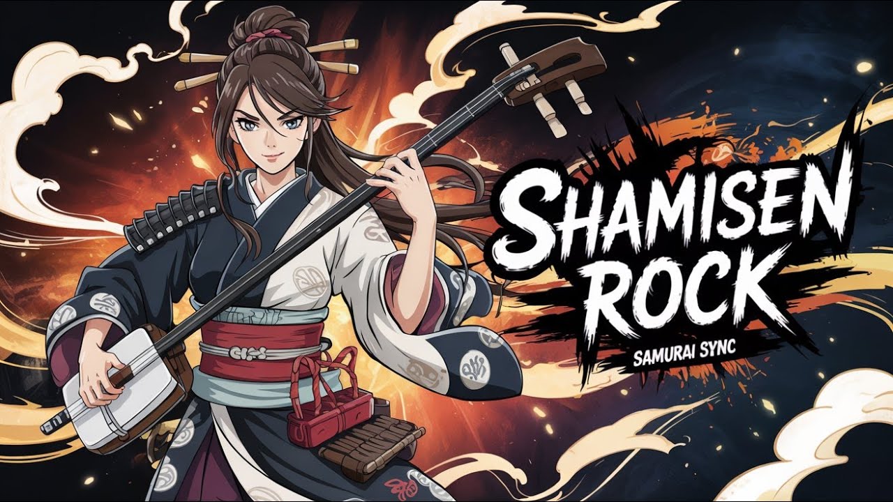 Shogun Blaze Γ Shamisen Thunder π―β‘ | Powerful Japanese Rock for Work & Creation π¨π§#JapaneseRock Shogun Blaze Γ Shamisen Thunder π―β‘ | Powerful Japanese Rock for Work & Creation π¨π§#JapaneseRock