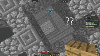 Underneath the map glitch in Hypixel duels.