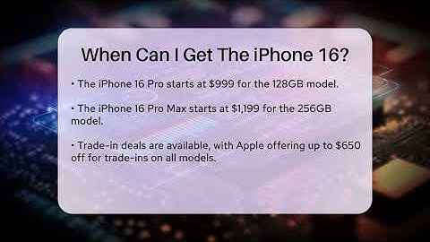When Can I Get The iPhone 16? - Talking Tech Trends