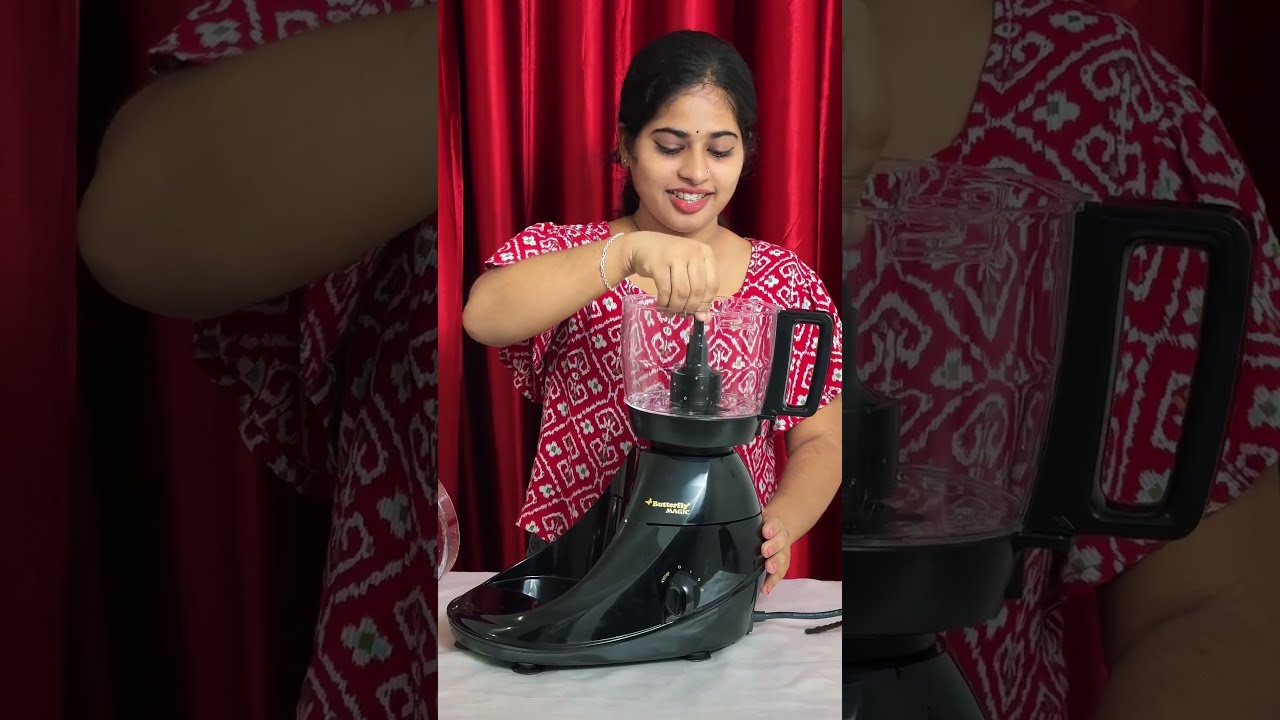 Butterfly Vertex 750W Food Processor With 5 Jars Atta Kneader Vegetable Chopper Mixer Homefinds