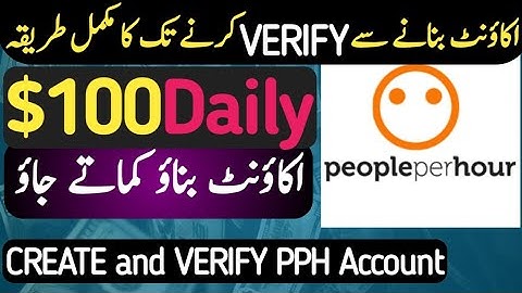 How To Create and Approve Account on People Per Hour PeoplePerHour Complete Course Profile Approved