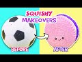 🌈 SQUISHY Makeovers 👉 Fixing 2 Ugly and Cheap Squishies ❣️ aPasos Crafts DIY ❣️