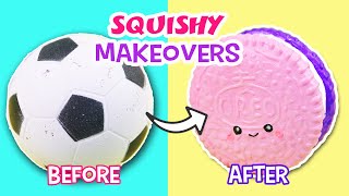 🌈 SQUISHY Makeovers 👉 Fixing 2 Ugly and Cheap Squishies ❣️ aPasos Crafts DIY ❣️