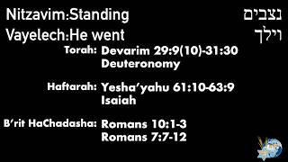 Datos Yeshua Bread of Life - Nitzavim/Vayelech Guía