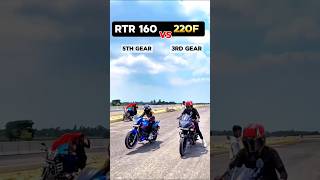 Pulsar 220F Vs Rtr 160 Drag Race