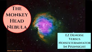 Removing Noise Comparison  in Pixinsight - EZ Denoise versus NoiseXterminator