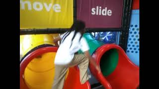 obstacles challenge in mcdonalds with the family