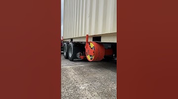 Watch our Mobilizer Container Trailer in action!  #movingcontainers  #construction #container