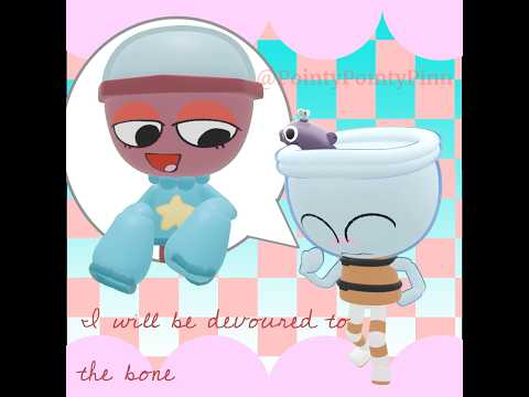 Grizzly ni osowaretara animation (Finn x Gigi) #dandysworld #dandysworldanimation #roblox #shorts