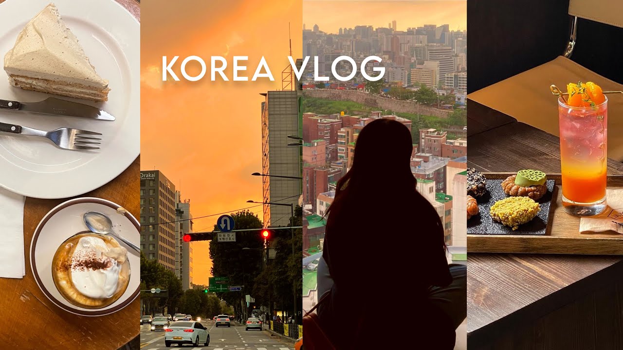 KOREA VLOG 🇰🇷 solo in seoul, cafe hopping alone, sunsets & good vibes