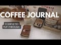 Completed coffee journal flipthrough  travelers company starbucks reserve passport