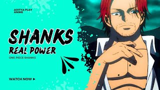 One Piece Shanks Real Power explained In Hindi | One Piece Shanks Real Power In Hindi