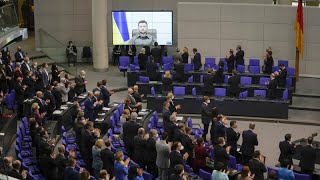 Zelensky appelle devant le Bundestag allemand à abattre le nouveau 