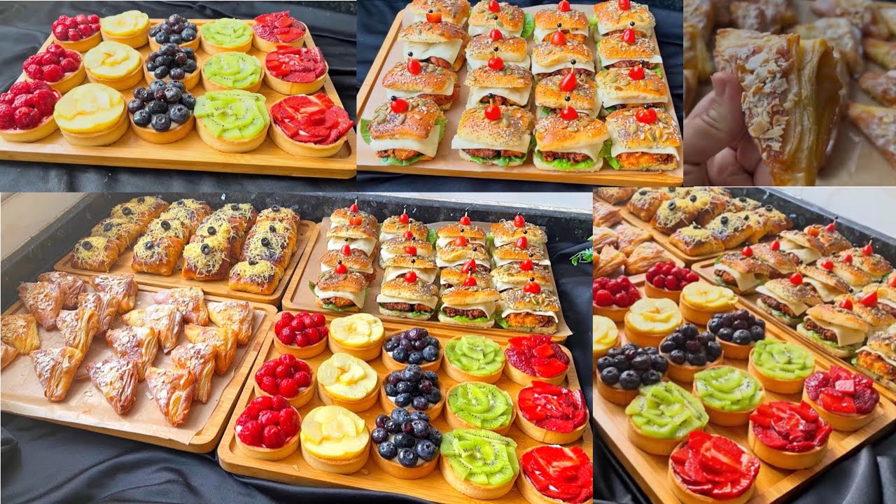 حمروليا وجهي في طبلة الفطور👌تارت الفواكه روعة كالمخابز+مسمن مالح وحلو بعجين واحد وسندويش الدجاج+ثمن