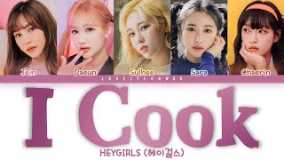 HEYGIRLS (헤이걸스) – I Cook (아이쿠) Lyrics (Color Coded Han/Rom/Eng)