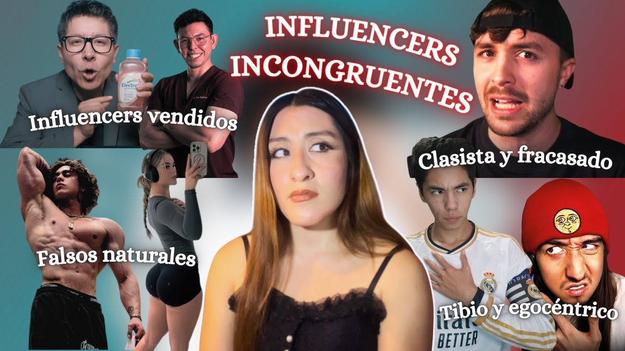 La INCONGRUENCIA de los INFLUENCERS | Vendidos, mentirosos, discursos sin sentido y moralistas.
