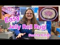 I Turned ONE Jelly Roll into a STUNNING Rug! (44 Yards of Fabric + Batting Tutorial)