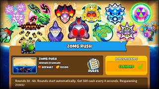 Building the VTSG & All 12 Paragons in ZOMG Rush - Bloons TD 6