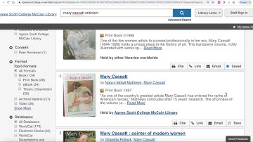 Find Books on Artist: Using Worldcat.org & Interlibrary Loan