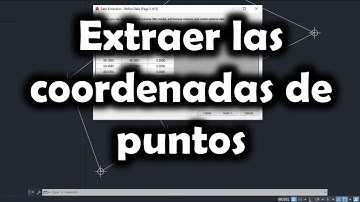 [AutoCAD] Extraer las coordenadas de varios puntos