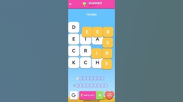 Wordbrain 2 Summer Event Day 19 2020 (Wordbrain 2 Answers)