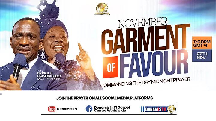 COMMANDING THE DAY MIDNIGHT PRAYER REBROADCAST || NOVEMBER GARMENT OF FAVOUR || 28-11-2025