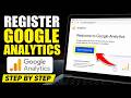 How to register with Google Analytics for conversion events setup - Step By Step