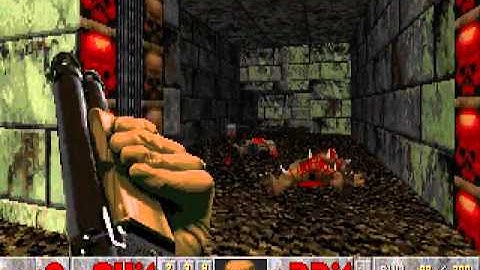 Doom(DOS) E4M5:They Will Repent-Pistol start/UV Max
