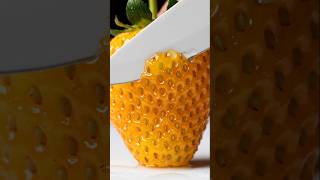 Golden Strawberry ASMR 🍓🔪 #shorts #asmr