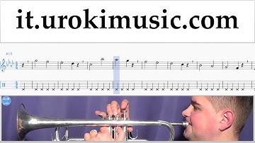 Corso di Tromba Charlie Puth - Attention Tablature Tab Parte#1 Esercita um-i276