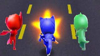 Kids playing pj masks running games ! Pj masks games for kids and toddlers screenshot 1