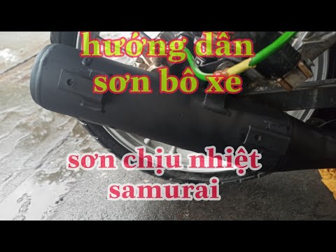 Video hướng dẫn sơn bô xe máy, sơn chịu nhiệt samurai @Phước... - youtube